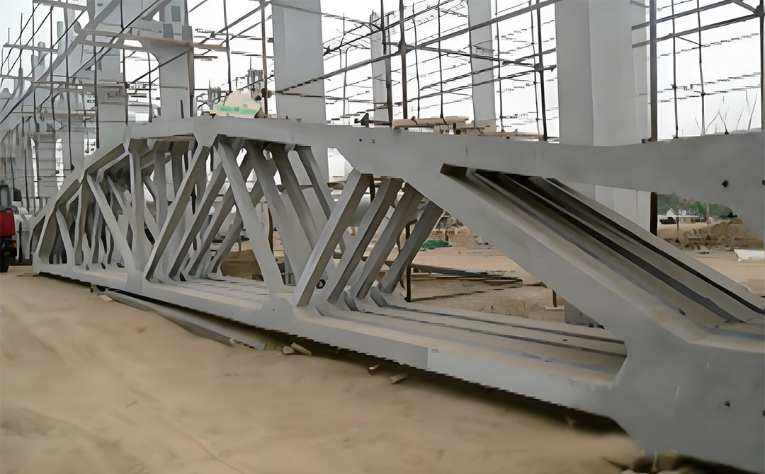 Prestressed Concrete Corrugated Roof Truss