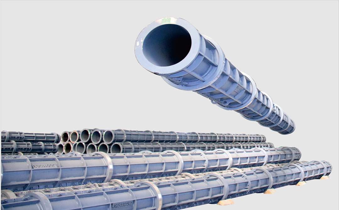 Steel Mold for Prefabricated Concrete Spun PileUsing Pre-Tension Method